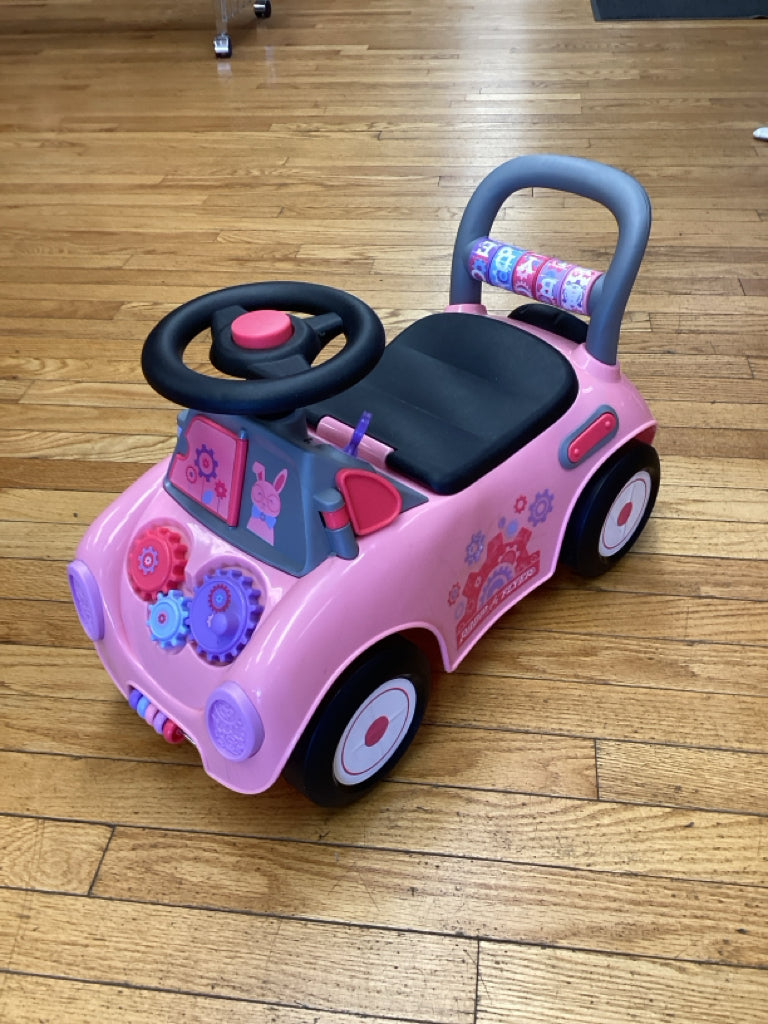 Radio Flyer Creativity Car: Pink Ride-On Push Car