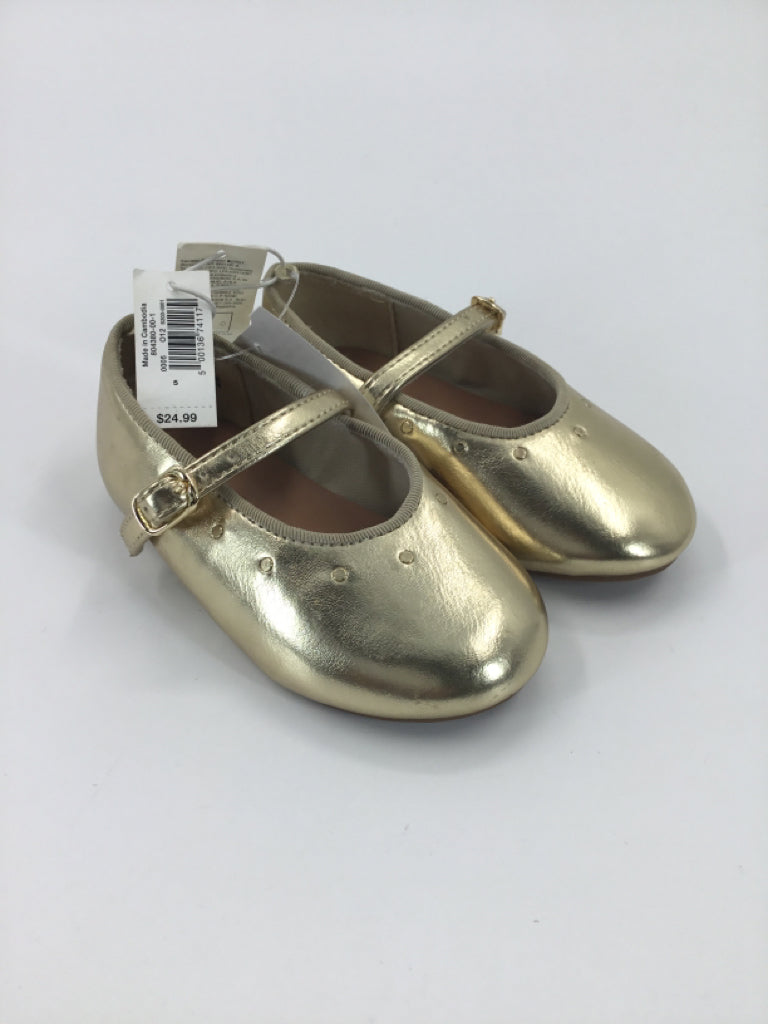Old Navy Child Size 5 Toddler Gold Dress Shoes