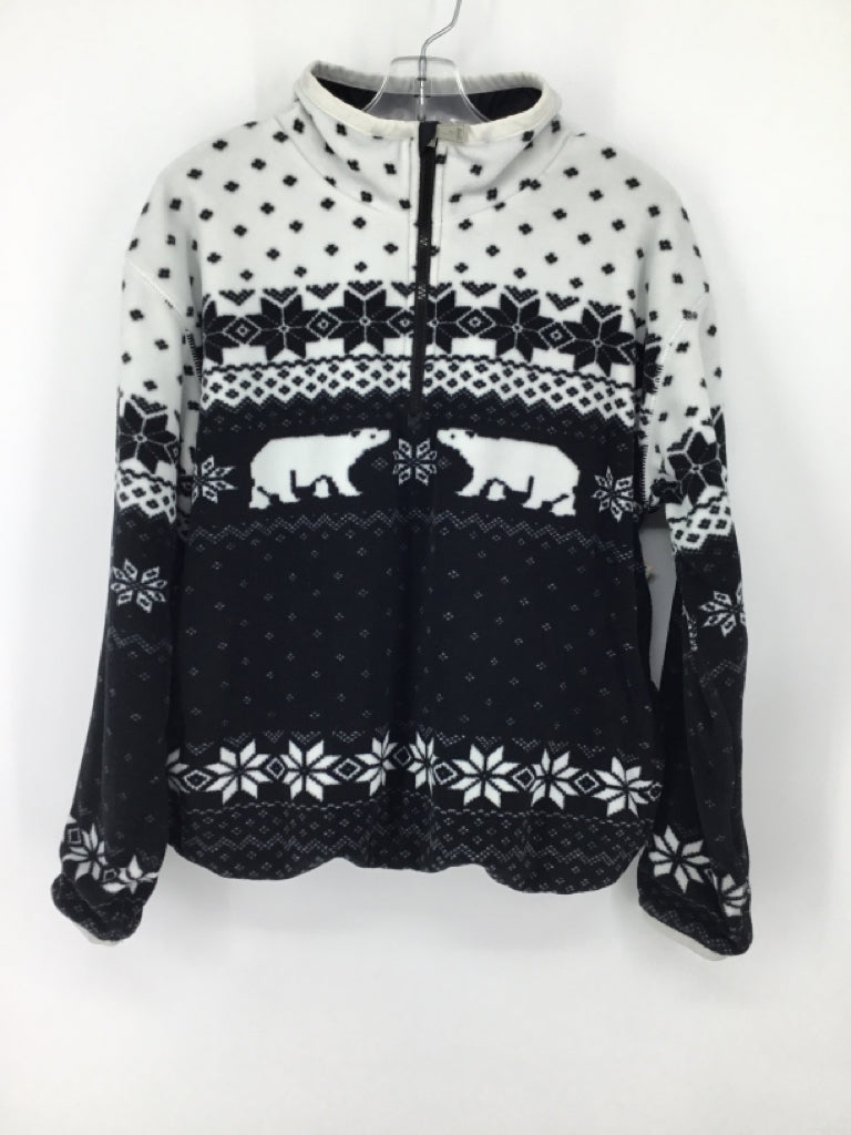 Ralph Lauren Child Size 12 Black Print Sweatshirt - boys