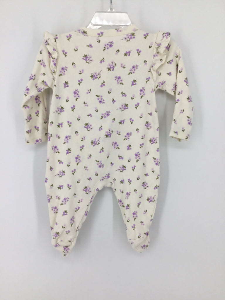 Old Navy Child Size 3-6 Months Purple Sleepers