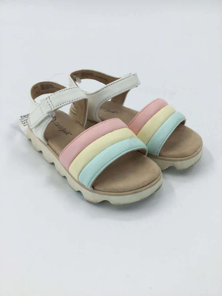 Cat & Jack Child Size 8 Multi-Color Sandals/Flip Flops