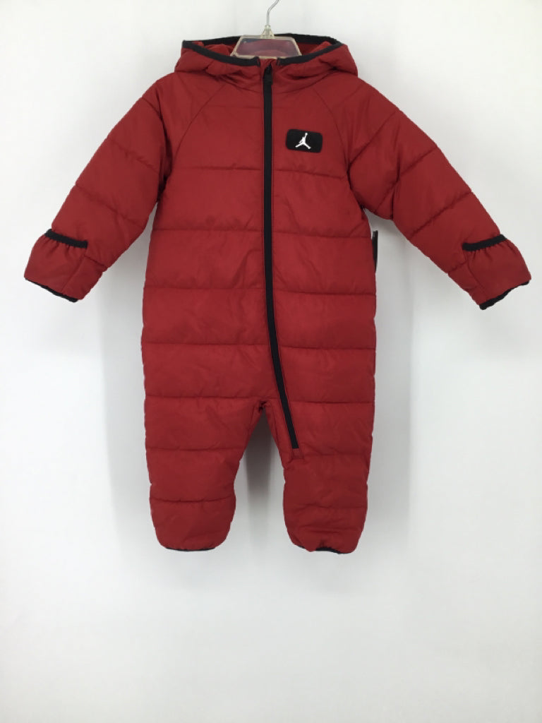 Air Jordan Child Size 12 Months Red Solid Outerwear - boys