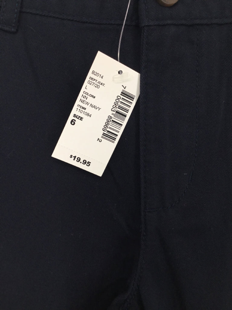 Childrens Place Child Size 6 Navy Solid Pants - boys