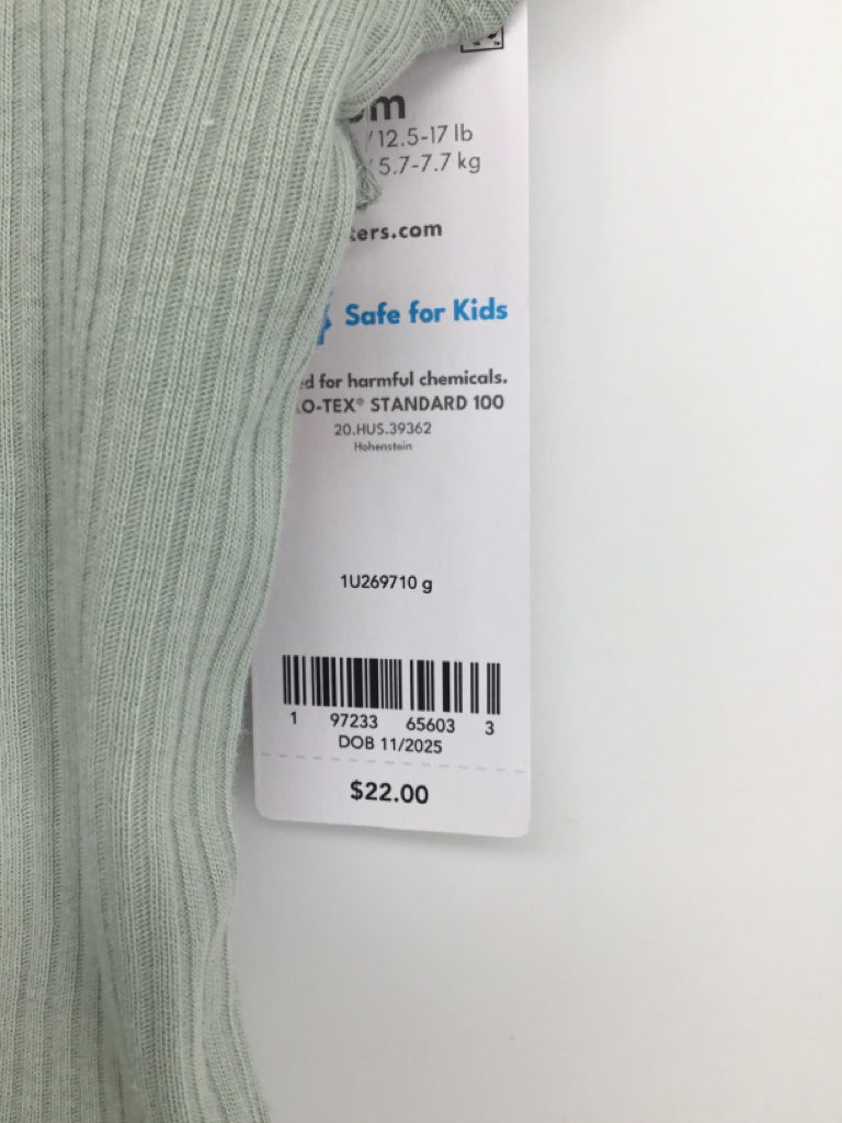 Carter's Child Size 6 Months Green Outfit - girls