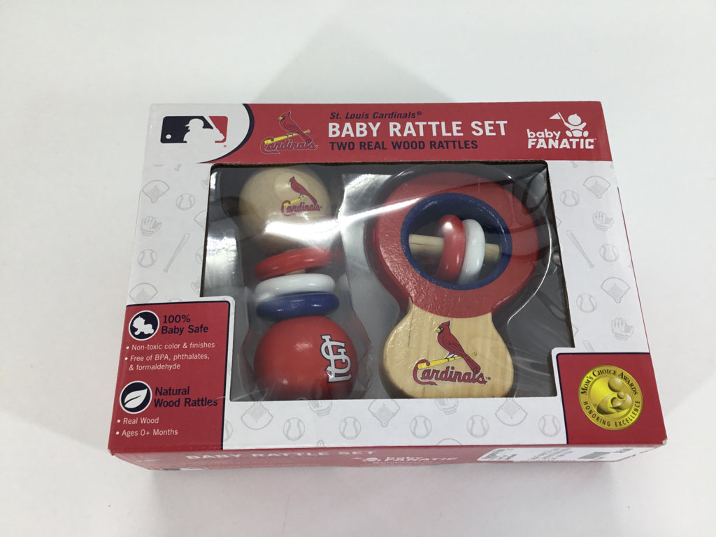 Baby Fanatic St Louis Cardinals Baby Rattle Set