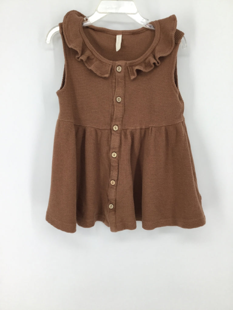 Quincy Mae Child Size 2 Brown Dress - girls