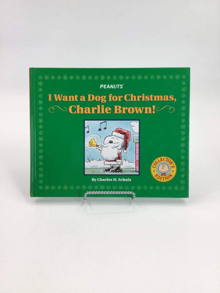 Peanuts I Want a Dog for Christmas, Charlie Brown! Hardcover Book