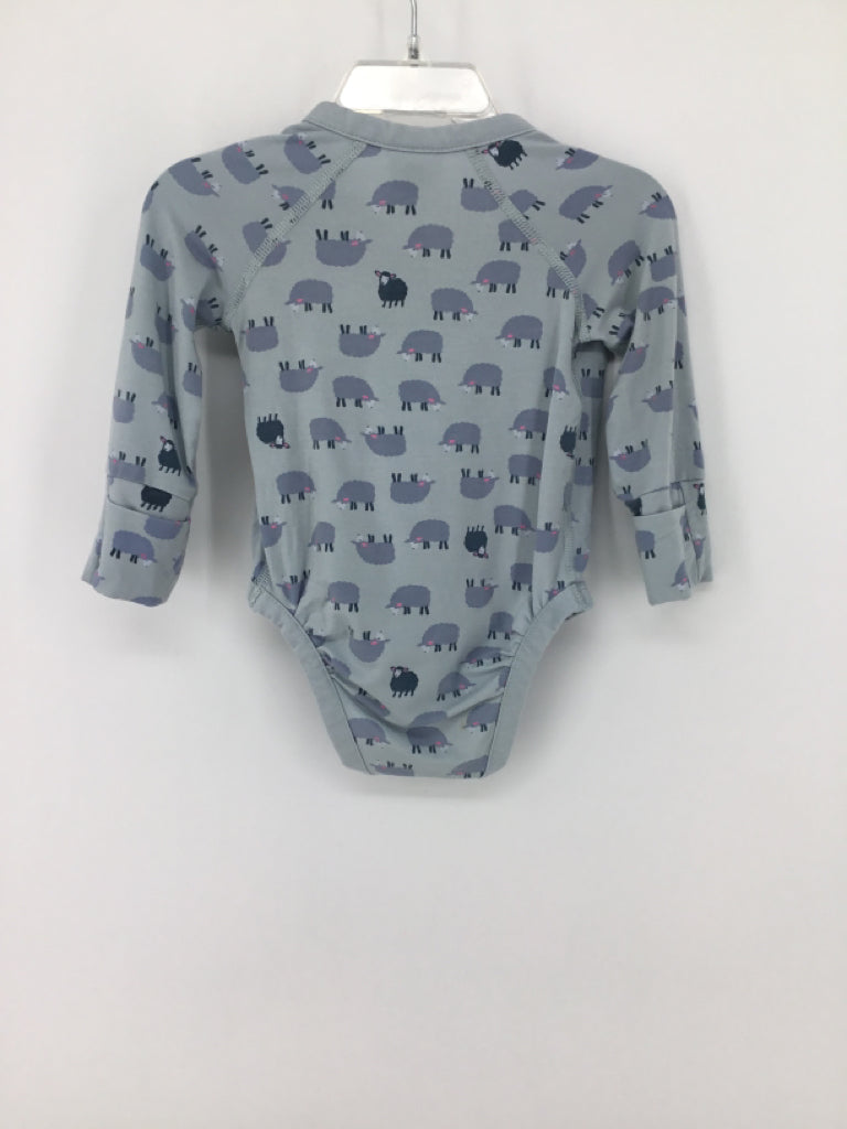 Hanna Andersson Child Size 3-6 Months Blue Onesie