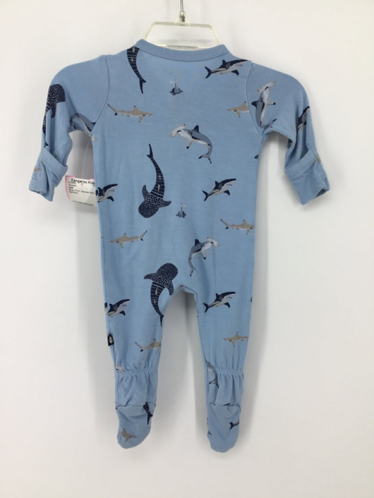 Kyte Child Size Newborn Blue Sleepers