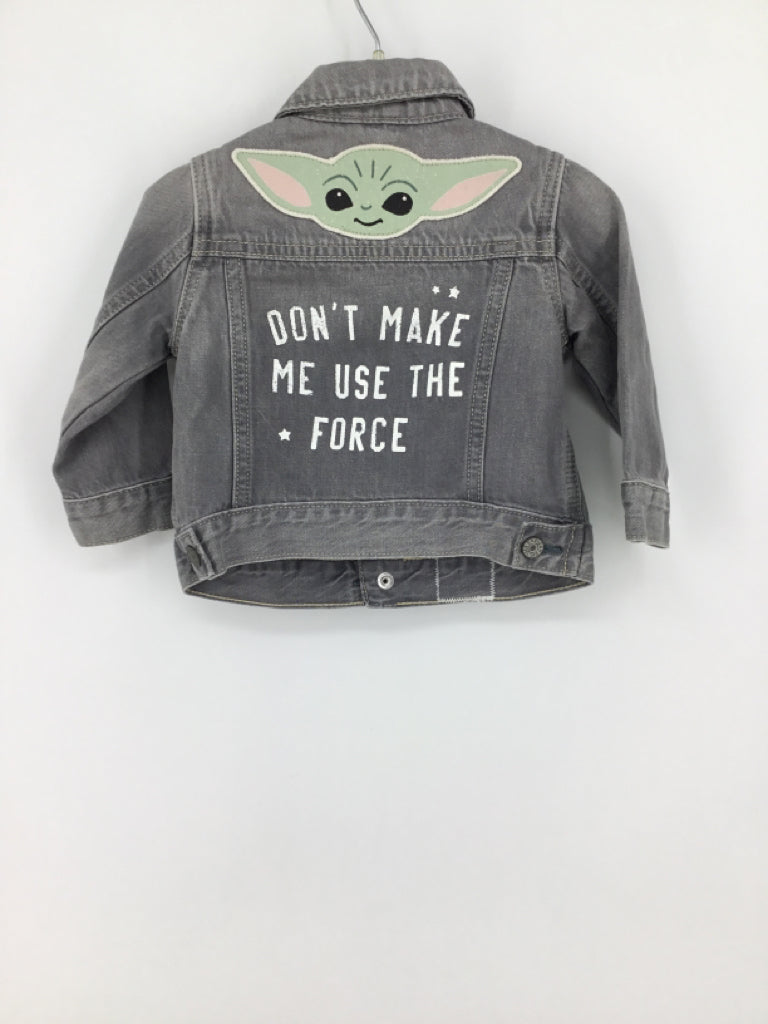 Baby Gap Child Size 6-12 Months Gray Character Jacket - boys