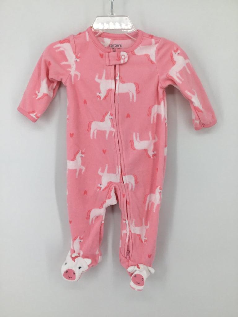 Child of Mine Child Size 3-6 Months Pink Sleepers