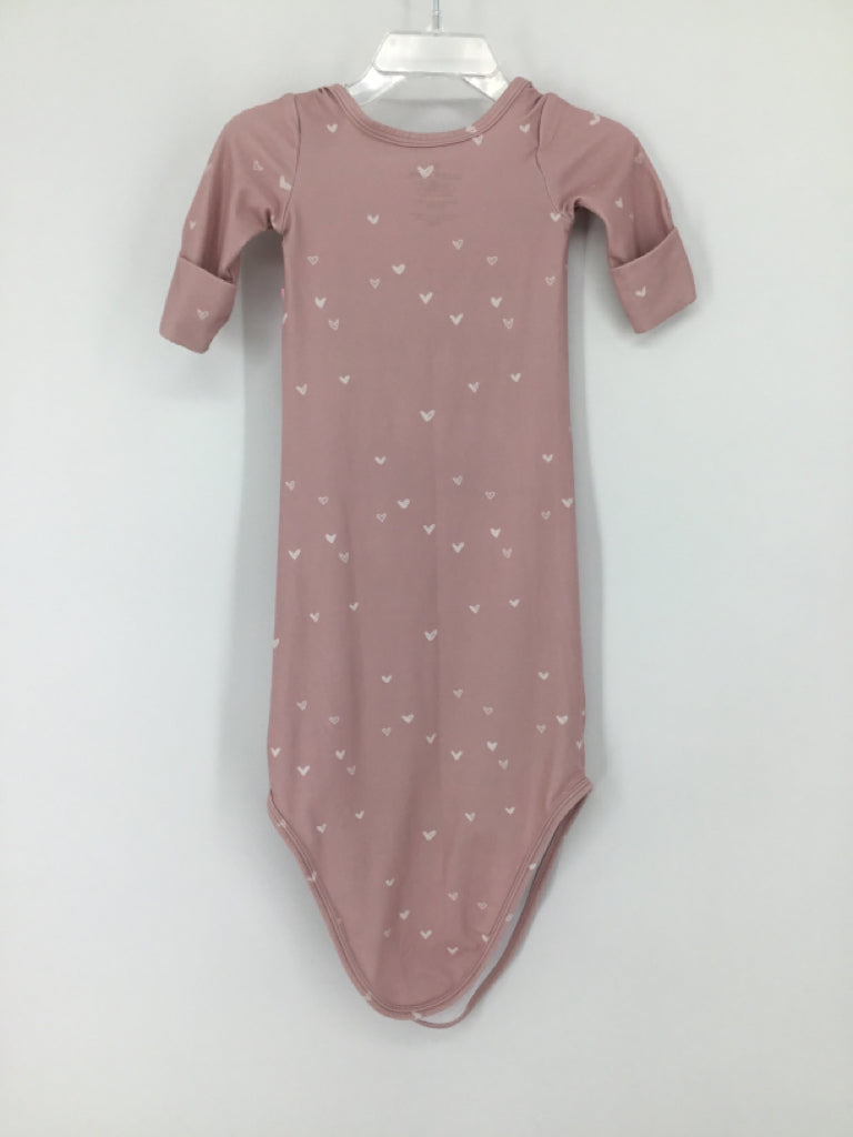 Caden Lane Child Size 0-3 Months Pink Sleepers
