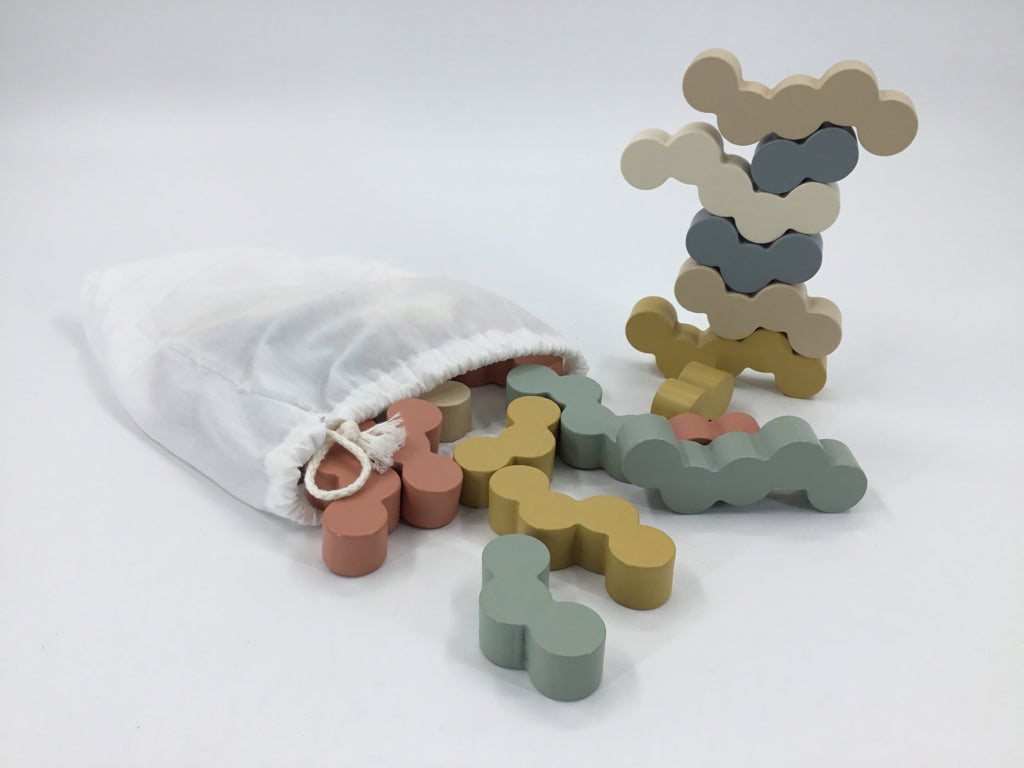 Mushie Wooden Balance Blocks