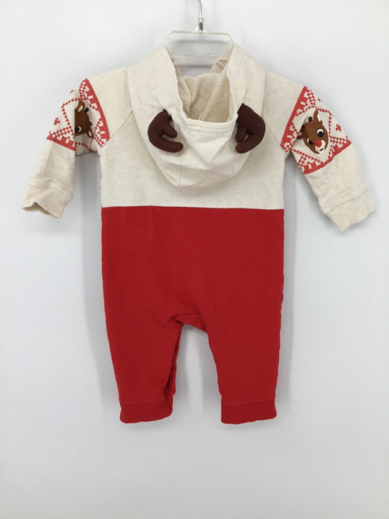 Rudolph Child Size 6 Months Red Christmas Outfit