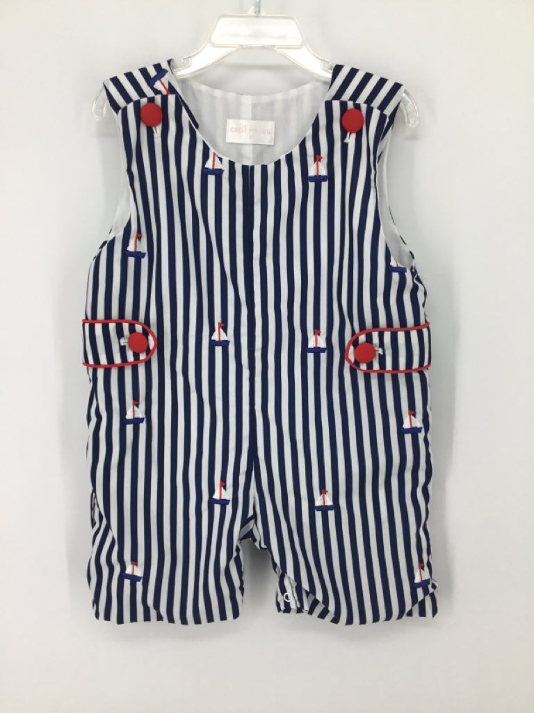 Cecil and Lou Child Size 3 Navy Nautical Outfit - boys