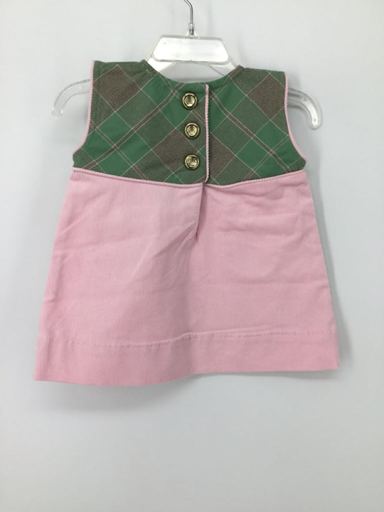 The Beaufort Bonnet Co Child Size 6-12 Months Pink Dress - girls