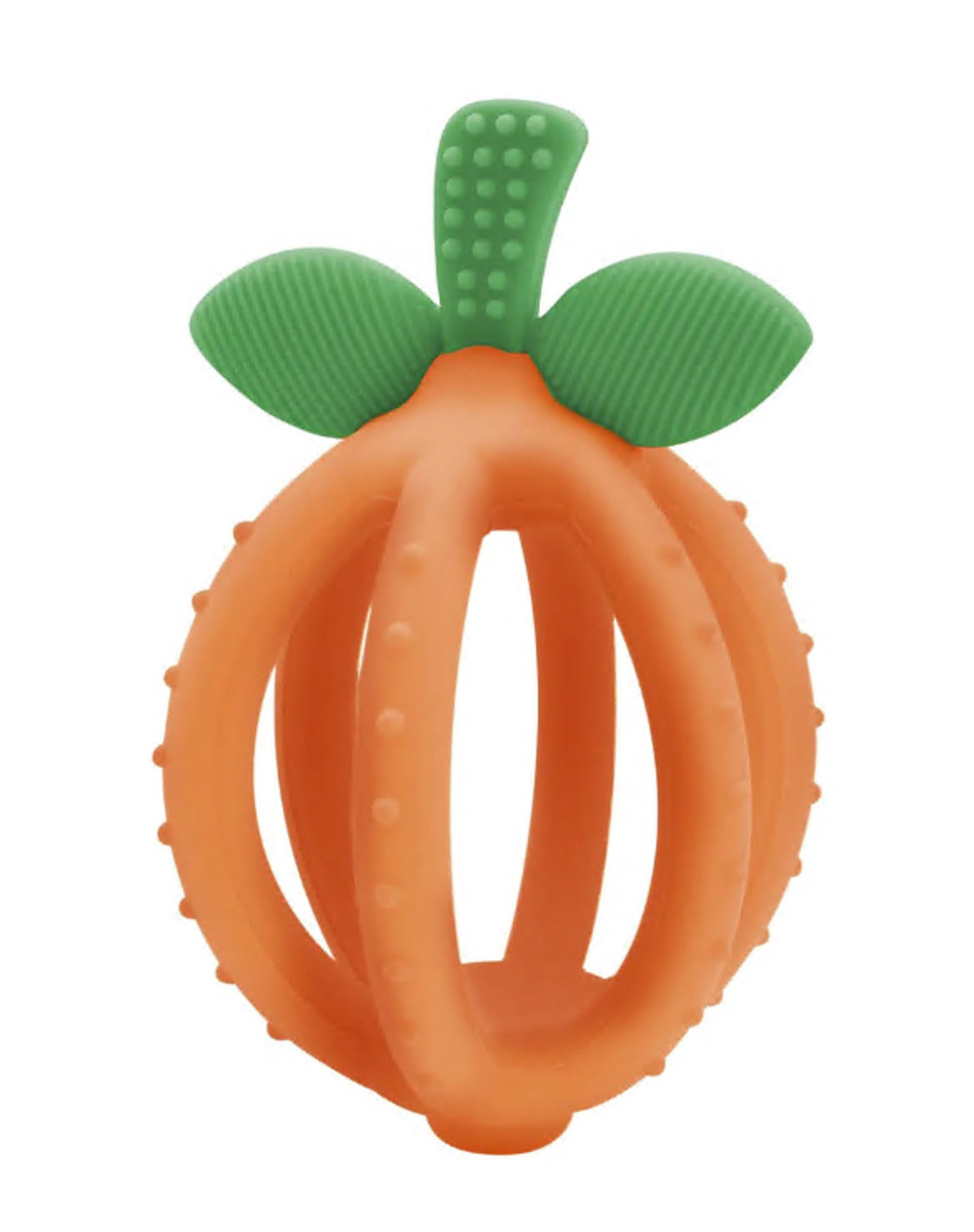 Itzy Ritzy Bitzy Biter Teething Ball Teether - Clementine