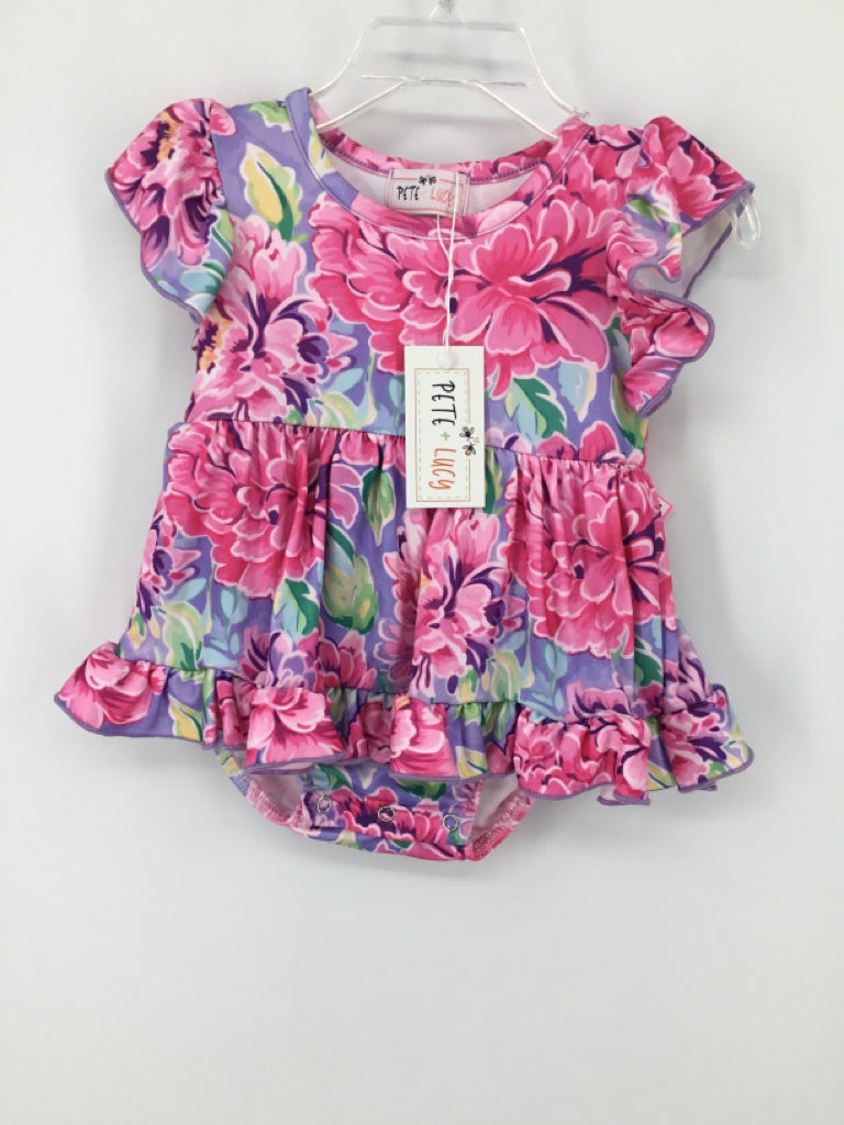 Pete + Lucy Child Size 3-6 Months Pink Outfit - girls