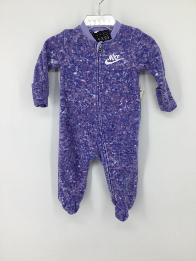 Nike Child Size 3 Months Purple Sleepers