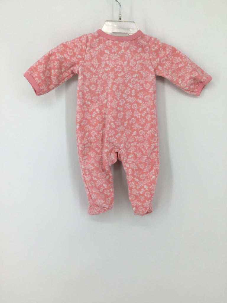 Carter's Child Size Newborn Pink Sleepers