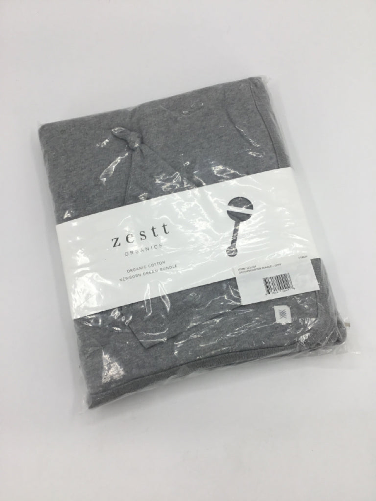 Zestt Organics Child Size Newborn Gray Solid Blanket