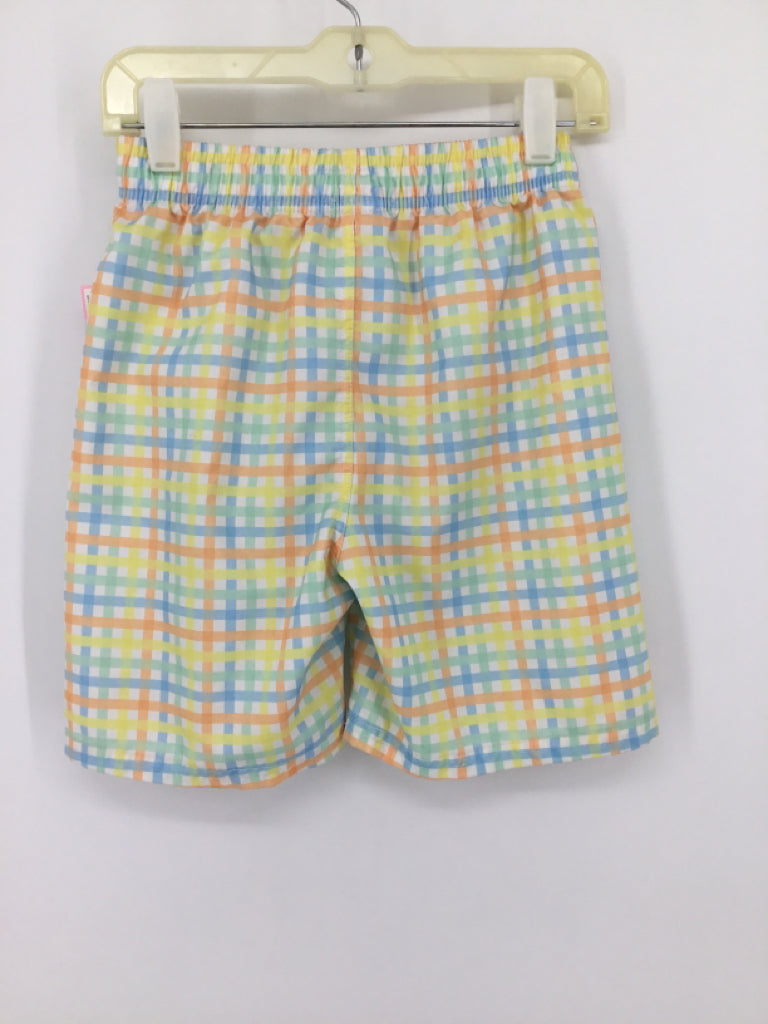 Rugged Butts Child Size 8 Multi-Color Gingham Swimwear - boys