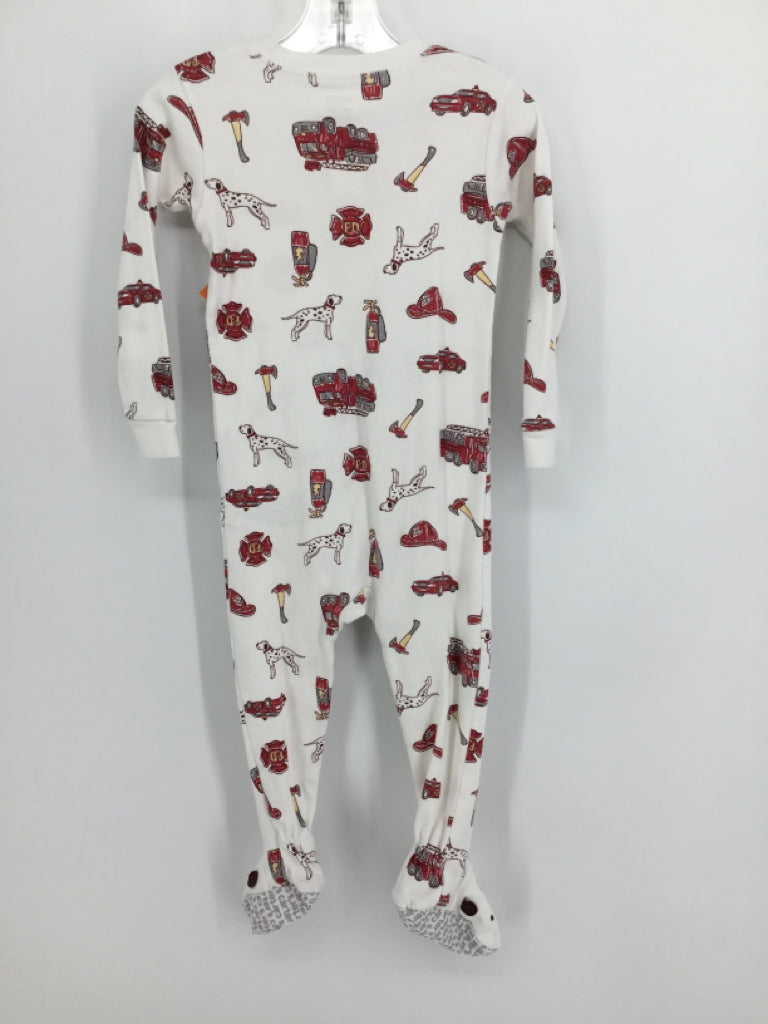 Carter's Child Size 2 Toddler White Sleepers