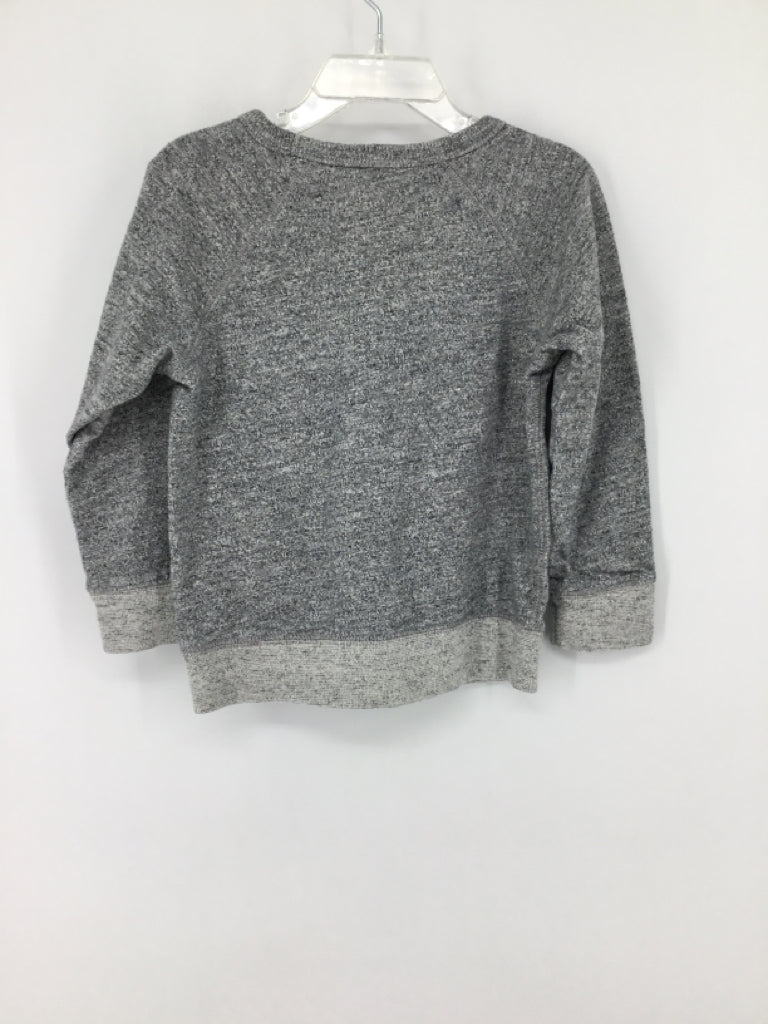 Baby Gap Child Size 4 Gray Marbled Shirt - boys