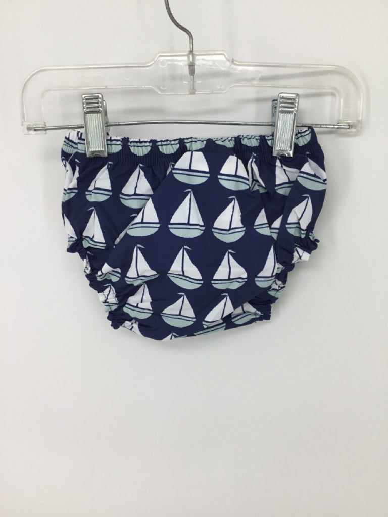 Pottery Barn Kids Child Size 6-12 Months Navy Nautical Shorts - boys