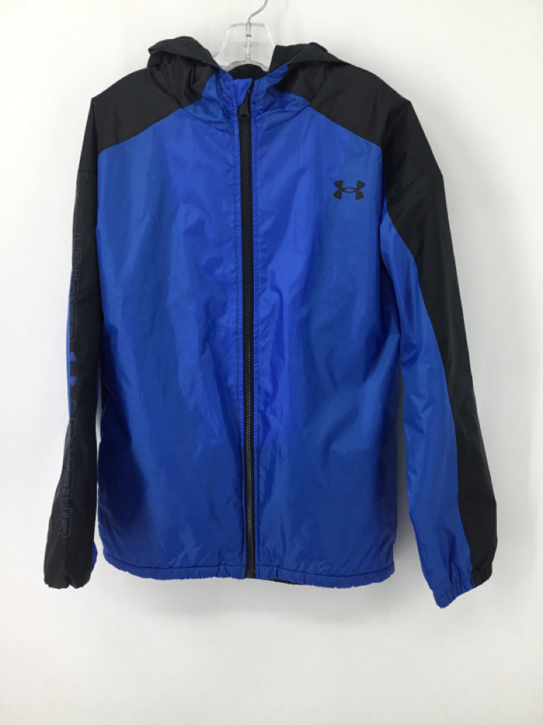 Under Armour Child Size 14 Blue Solid Jacket - boys
