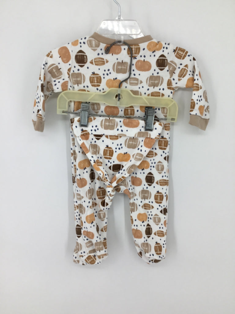 Chickpea Child Size 0-3 Months Tan Halloween Sleeper & Hat