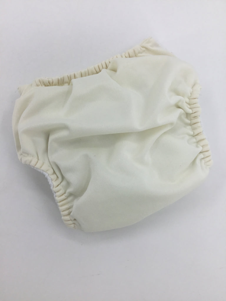 Bum Genius Child Size One Size Cream Solid Free Time Cloth Diaper
