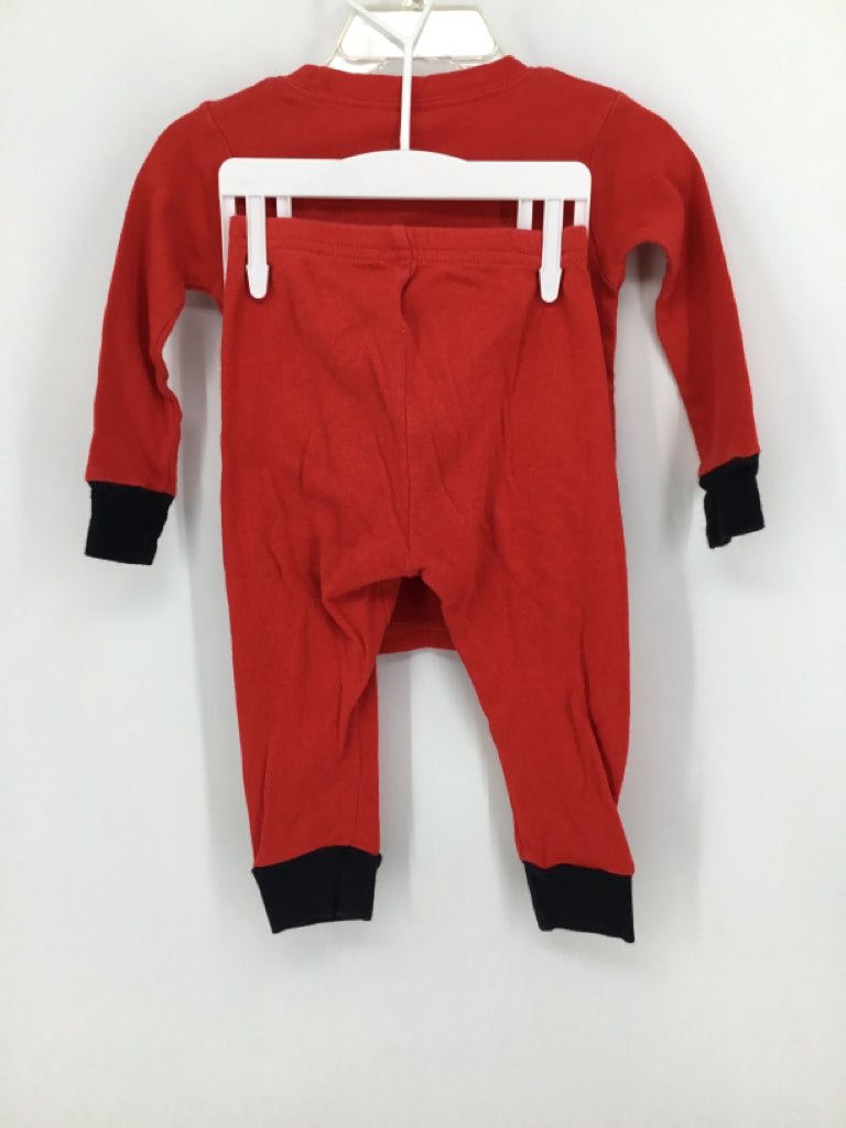 Carter's Child Size 1 Month Red Christmas Pajamas