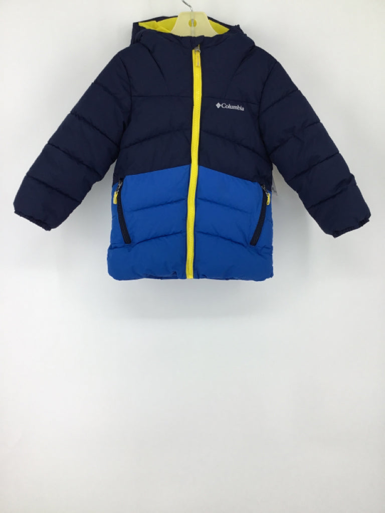 Columbia Child Size 4 Navy Solid Outerwear - boys