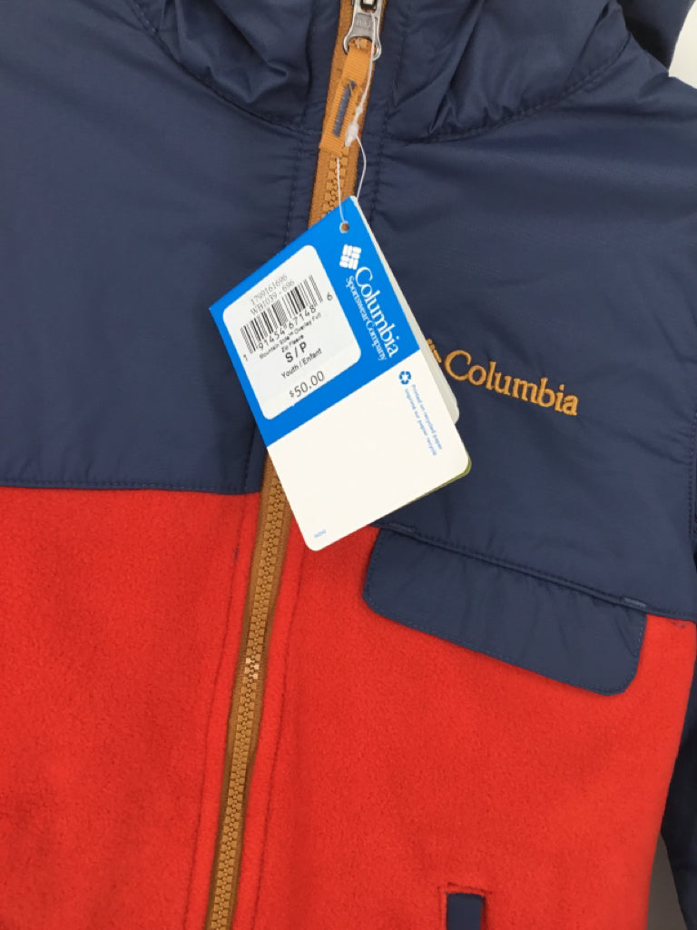 Columbia Child Size 8 Blue Solid Jacket - boys