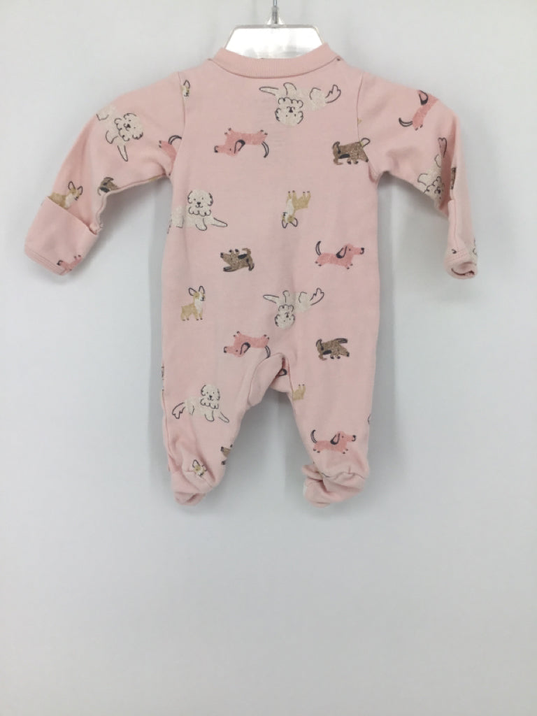 Carter's Child Size Newborn Pink Sleepers