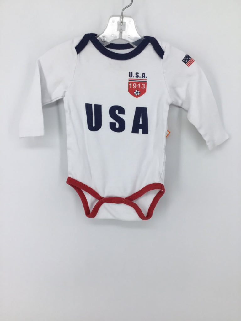 brandless Child Size 6-12 Months White Onesie