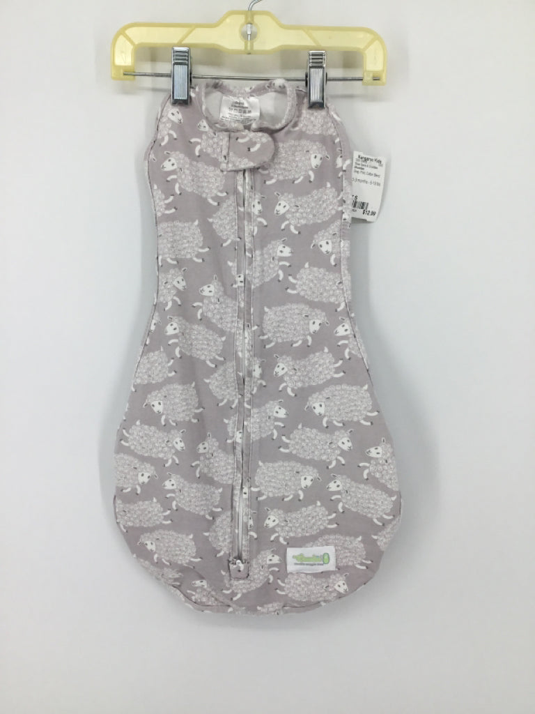 Woombie Child Size S Gray Sleep Sacks & Swaddles