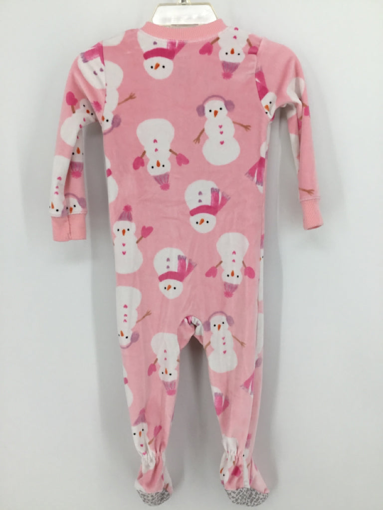 Just One You Made by Carters Child Size 12 Months Pink Sleepers