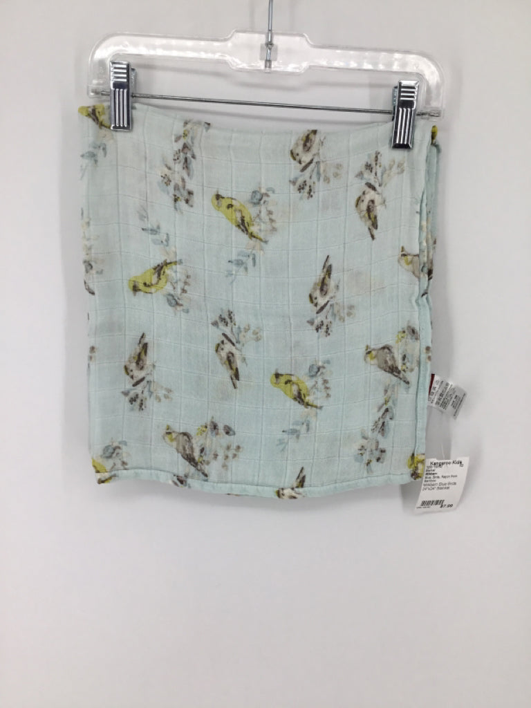 Milkbarn Blue Birds 24"x24" Blanket