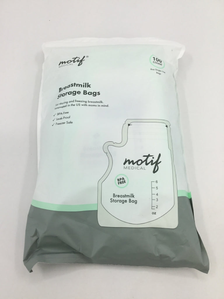 Motif Medical Breastmilk Storage Bags - 8 oz 100 pcs