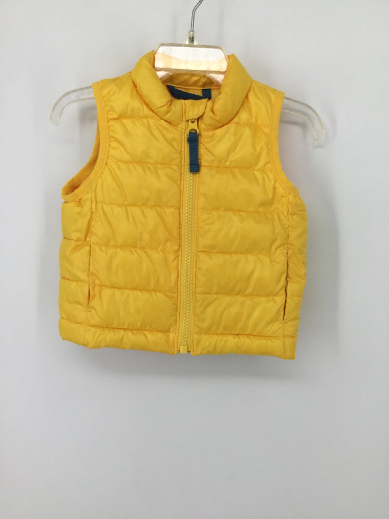 primary Child Size 6-12 Months Yellow Solid Outerwear - boys