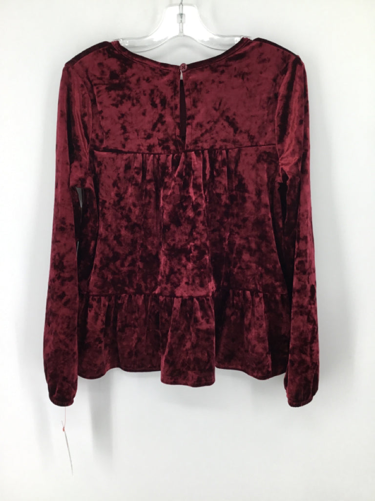 Cat & Jack Child Size 10 Burgundy Shirt - girls