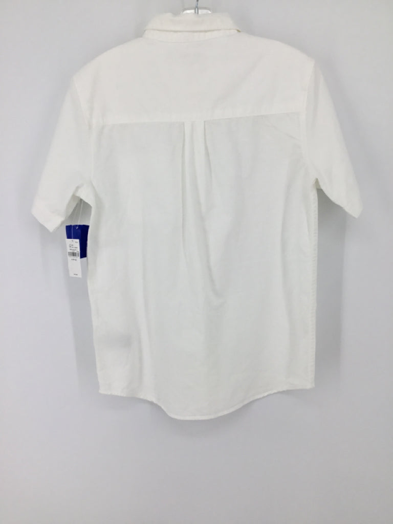 Old Navy Child Size 10 White Solid Shirt - boys