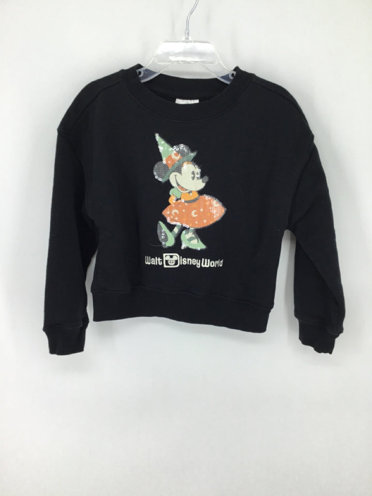 Disney Child Size 4 Black Halloween Sweatshirt