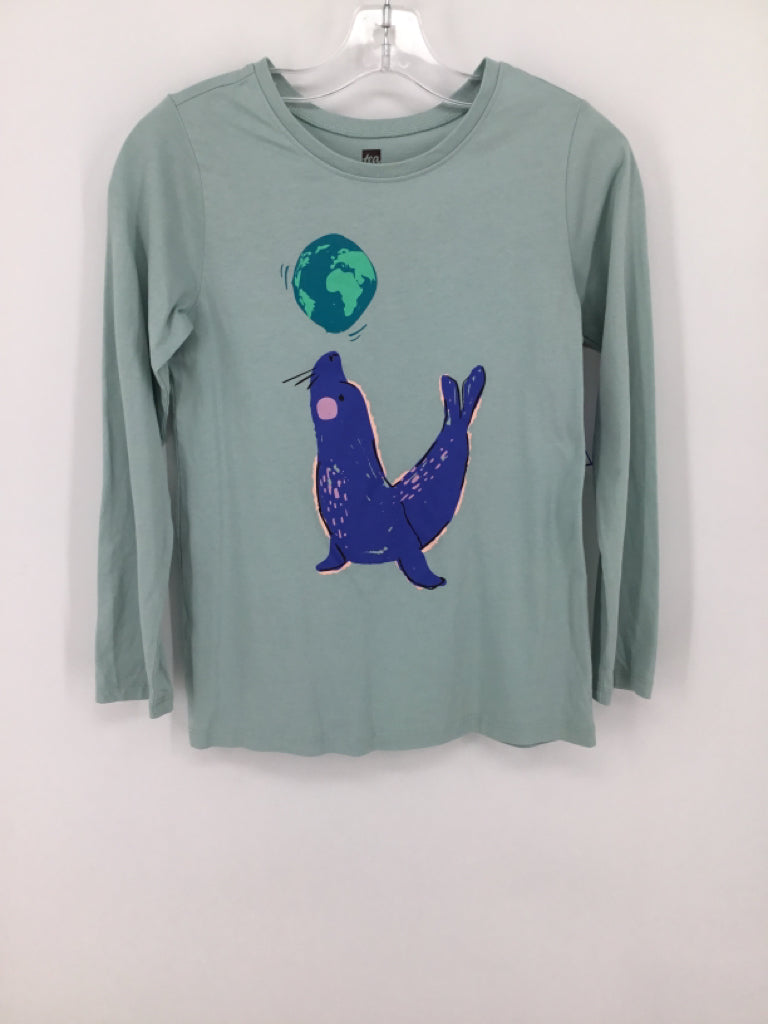 Tea Child Size 8 Blue T-shirt - girls