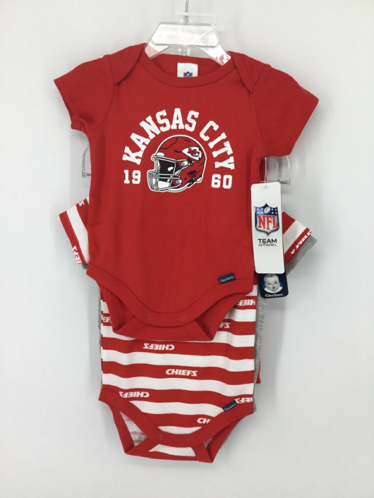 NFL Child Size 3-6 Months Gray Onesie