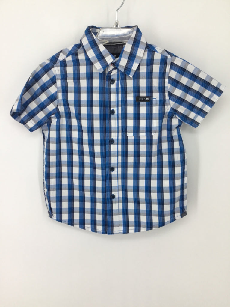 Joe's Child Size 4 Blue Plaid Shirt - boys
