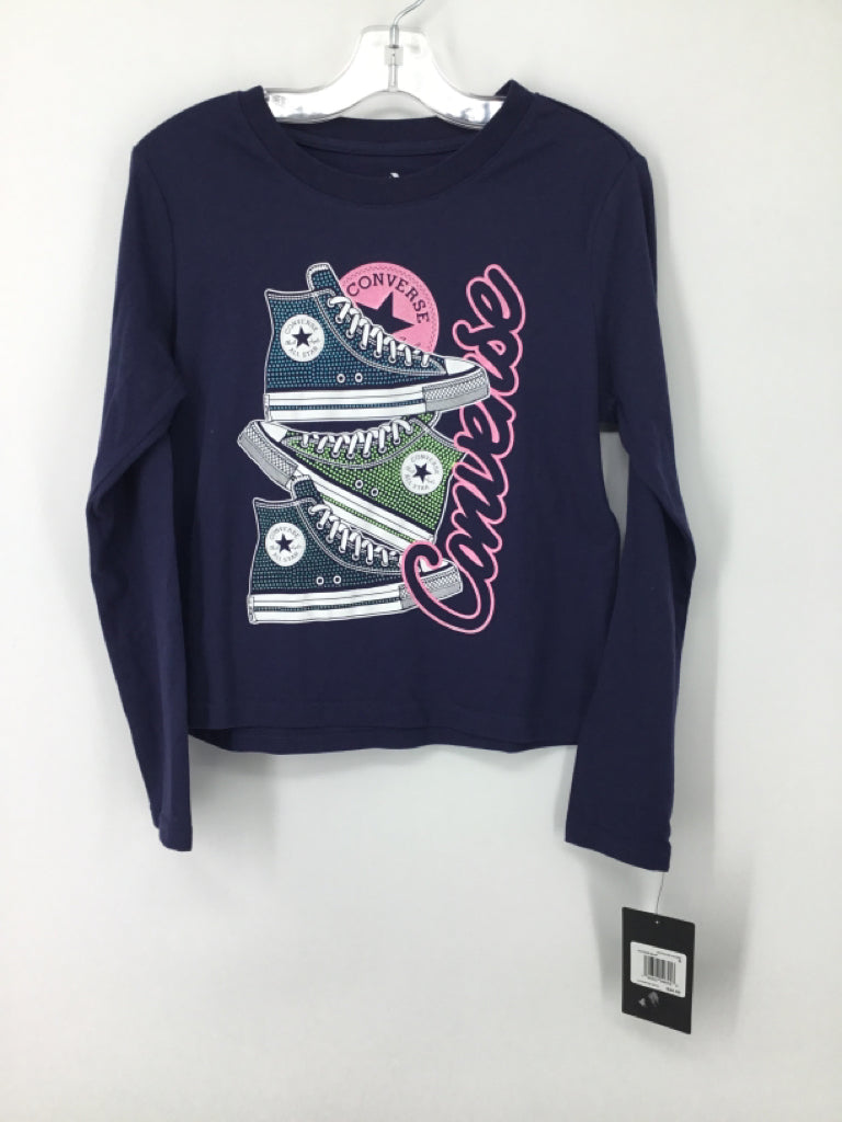 Converse Child Size 10 Navy T-shirt - girls