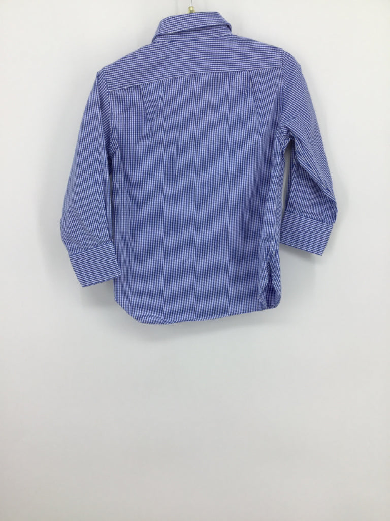 Crewcuts Child Size 2 Blue Gingham Shirt - boys